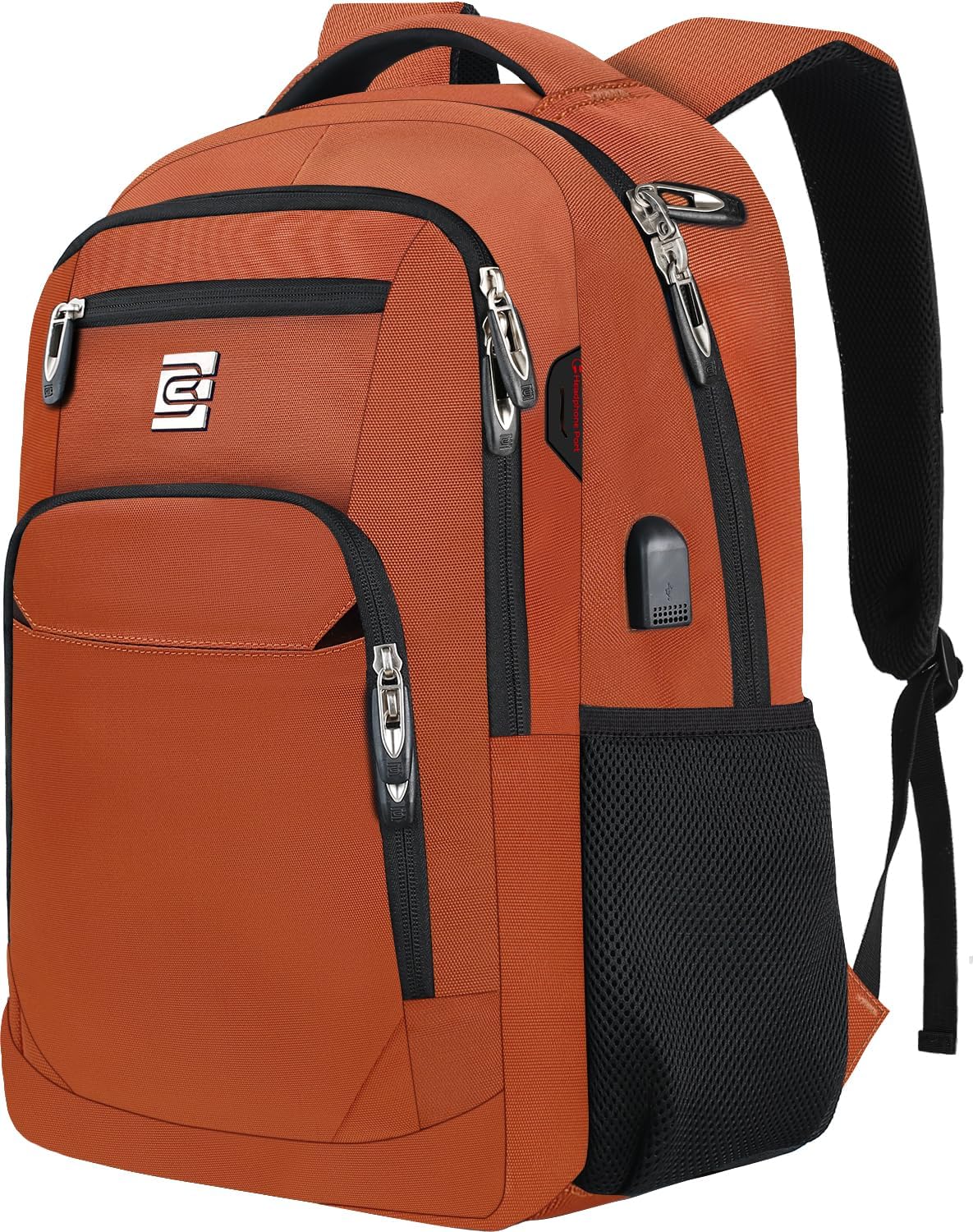 Sac à dos mince anti-vol pour ordinateur portable avec port de charge USB