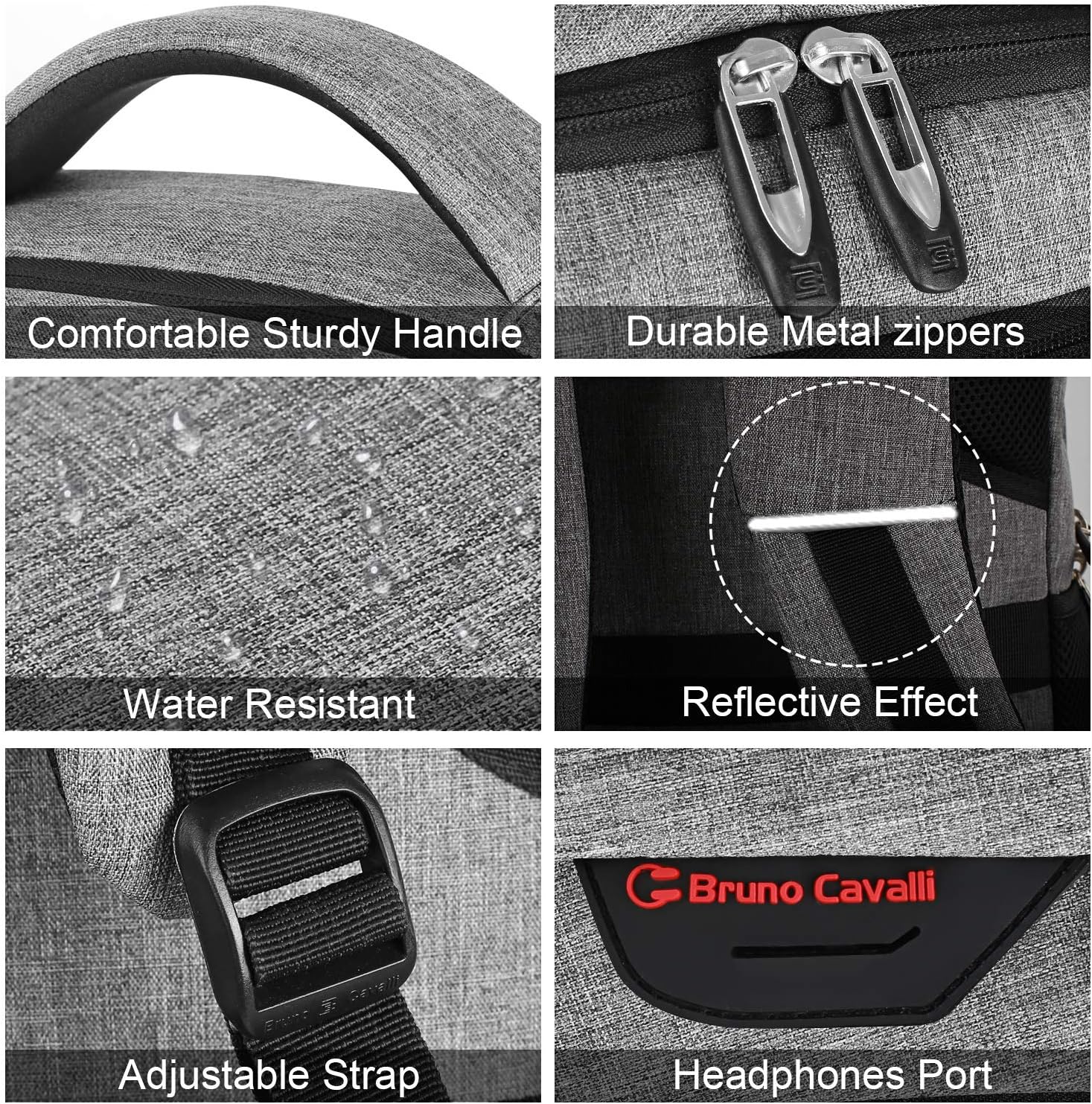 Sac à dos mince anti-vol pour ordinateur portable avec port de charge USB