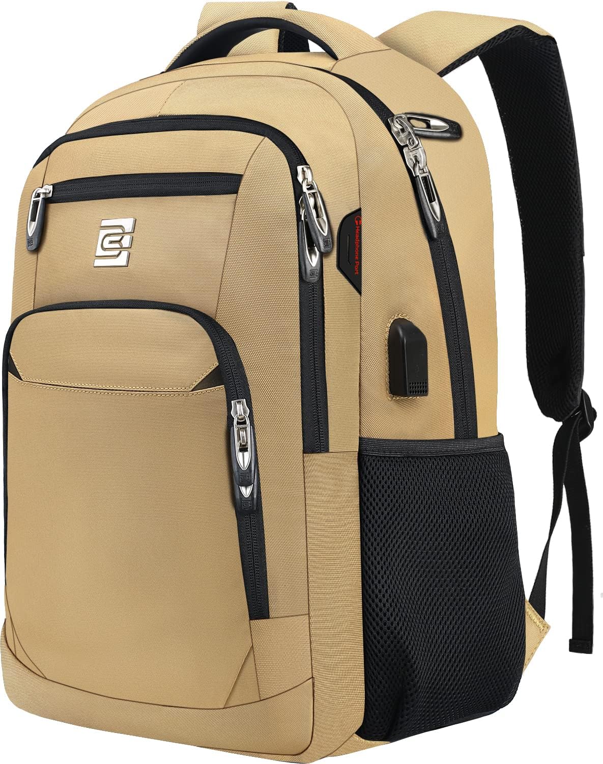 Sac à dos mince anti-vol pour ordinateur portable avec port de charge USB