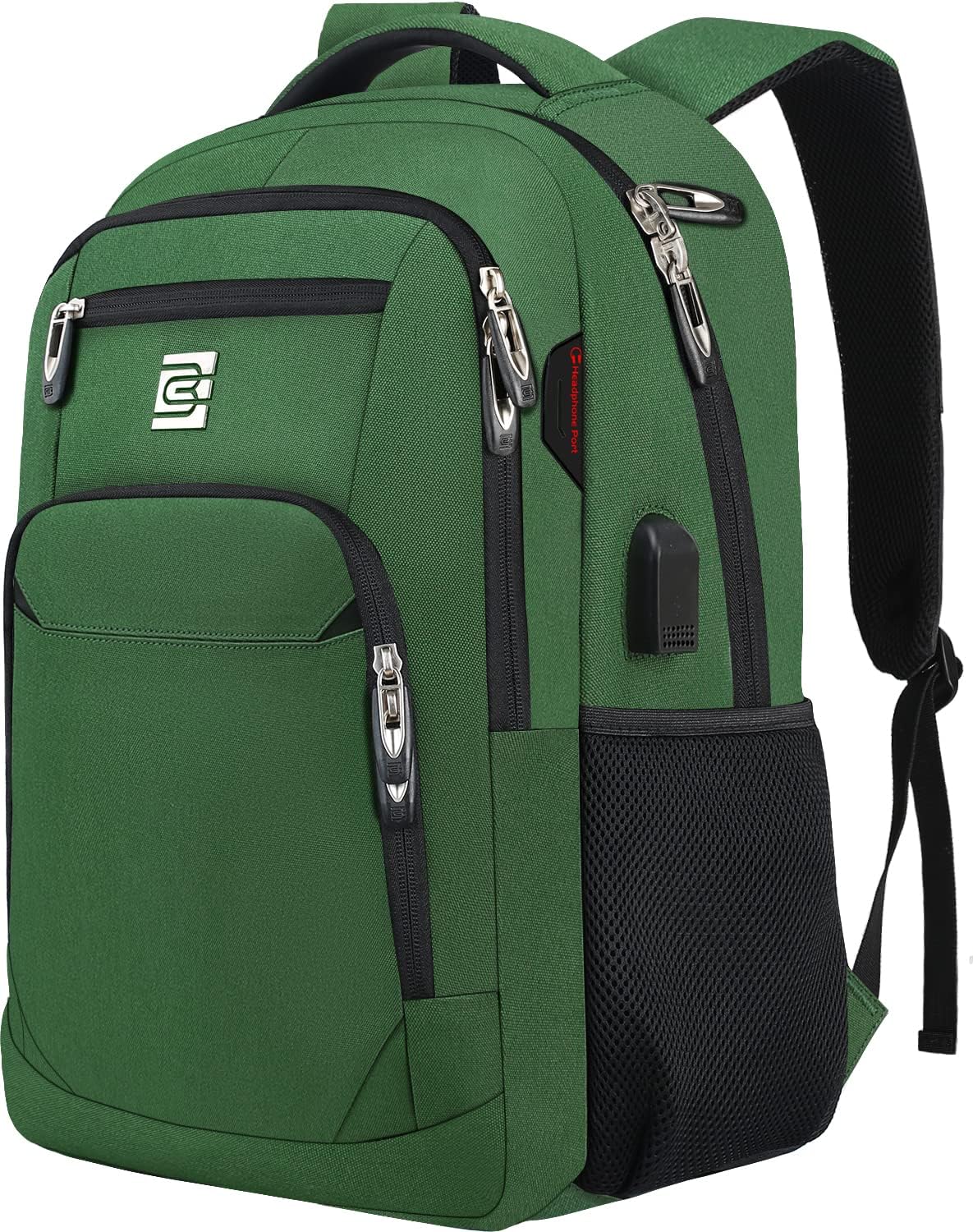 Sac à dos mince anti-vol pour ordinateur portable avec port de charge USB