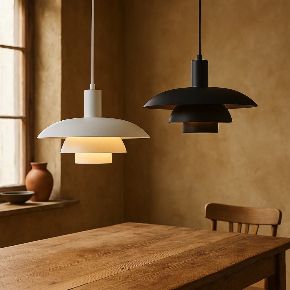 Lustre Moderne Superposé