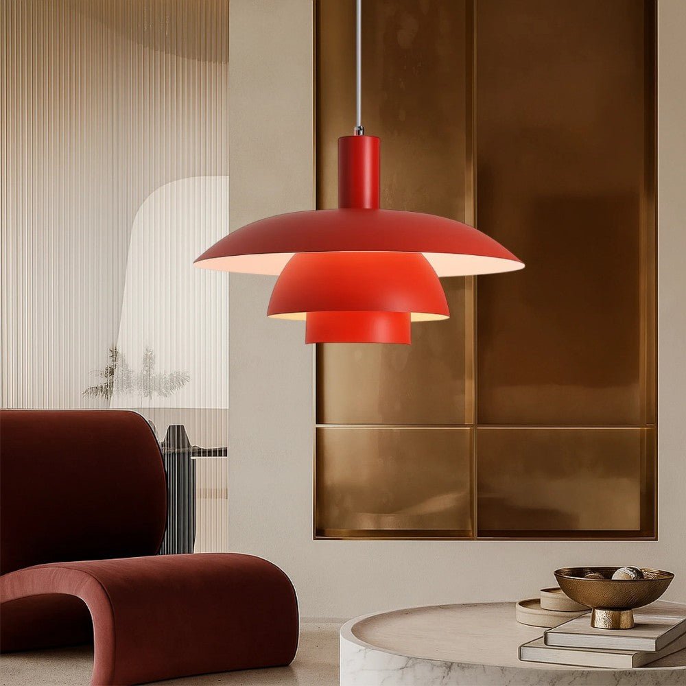 Lustre Moderne Superposé