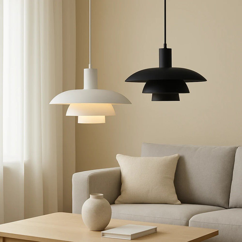 Lustre Moderne Superposé