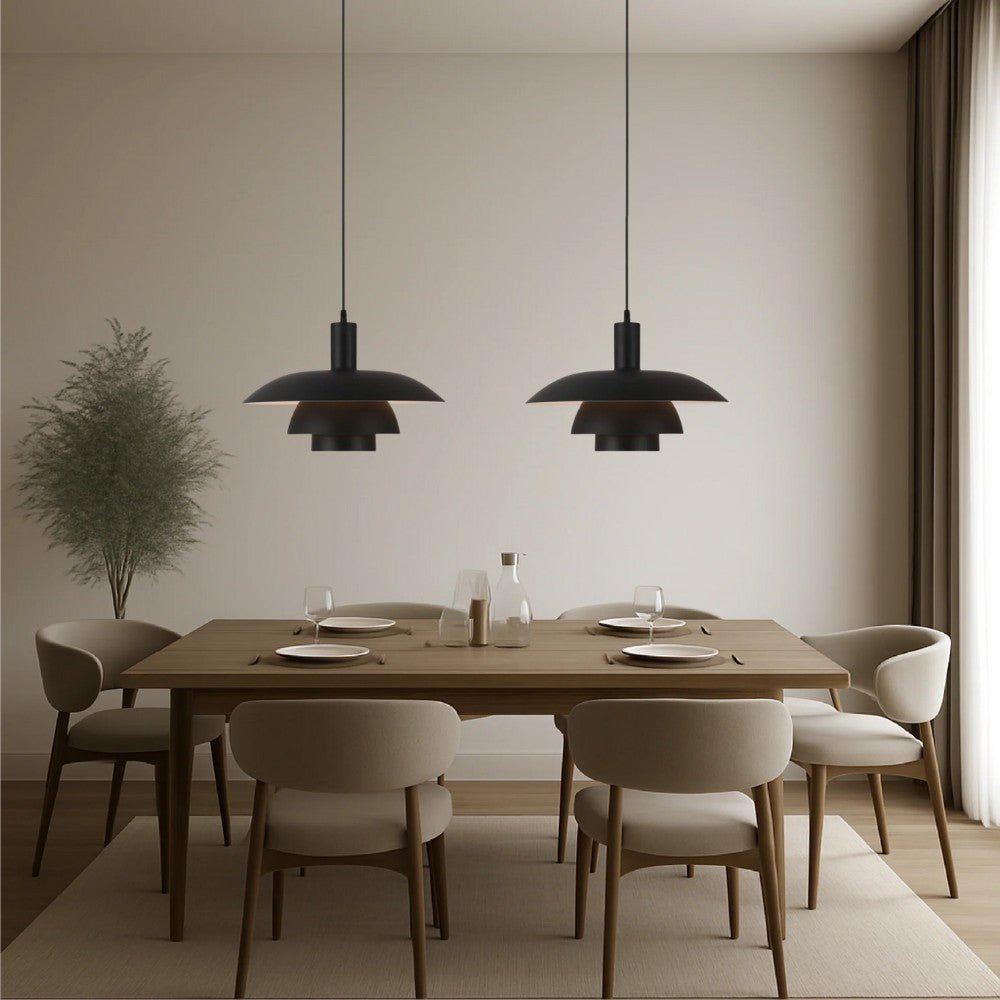 Lustre Moderne Superposé