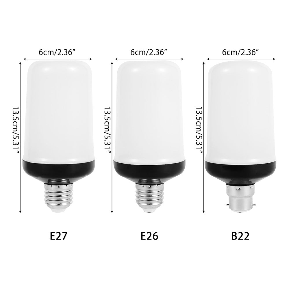 LAMPE DE FÊTE À FLAMME LED - 4 MODES SIMULANT LE FEU