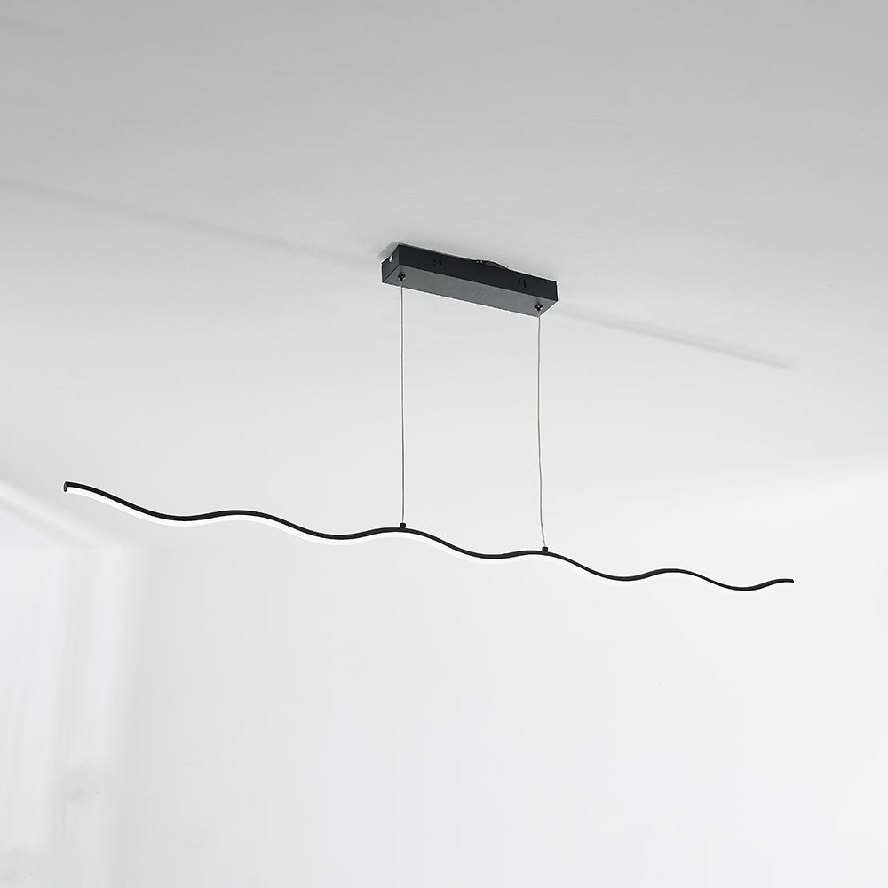 Lampe Suspendue LED avec Motif Ondulé – WaveGlow