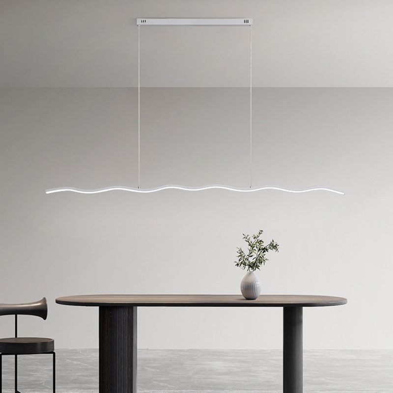 Lampe Suspendue LED avec Motif Ondulé – WaveGlow