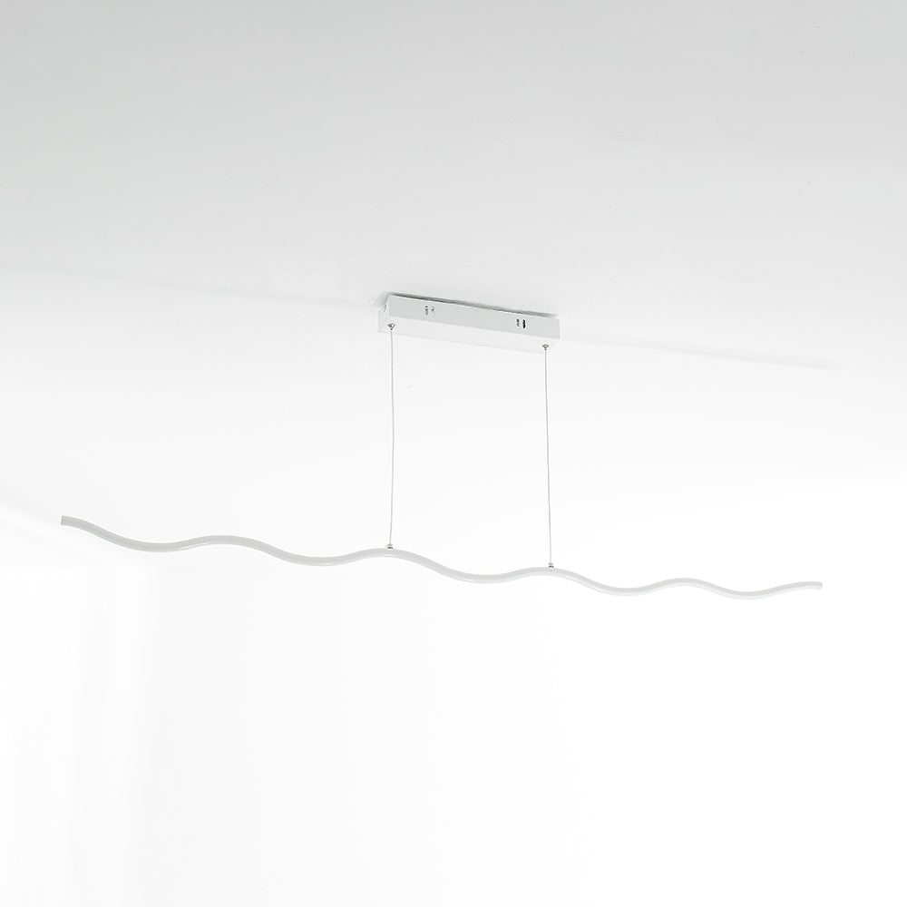 Lampe Suspendue LED avec Motif Ondulé – WaveGlow