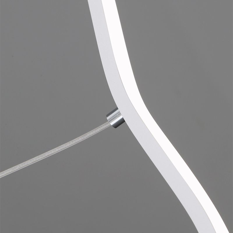 Lampe Suspendue LED avec Motif Ondulé – WaveGlow