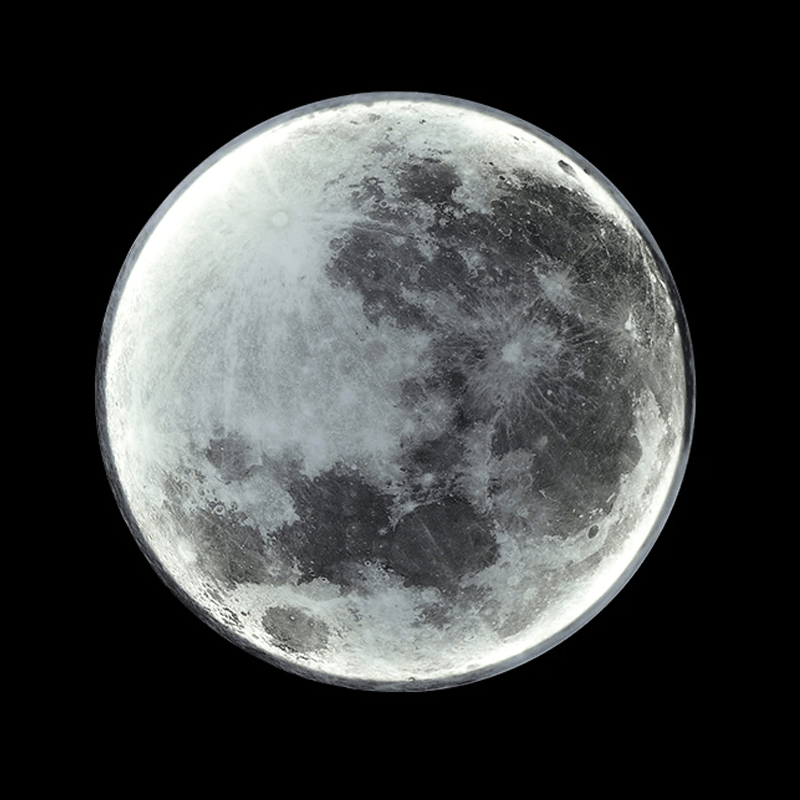 Lampe Murale LED en Forme de Lune pour Décoration Intérieure