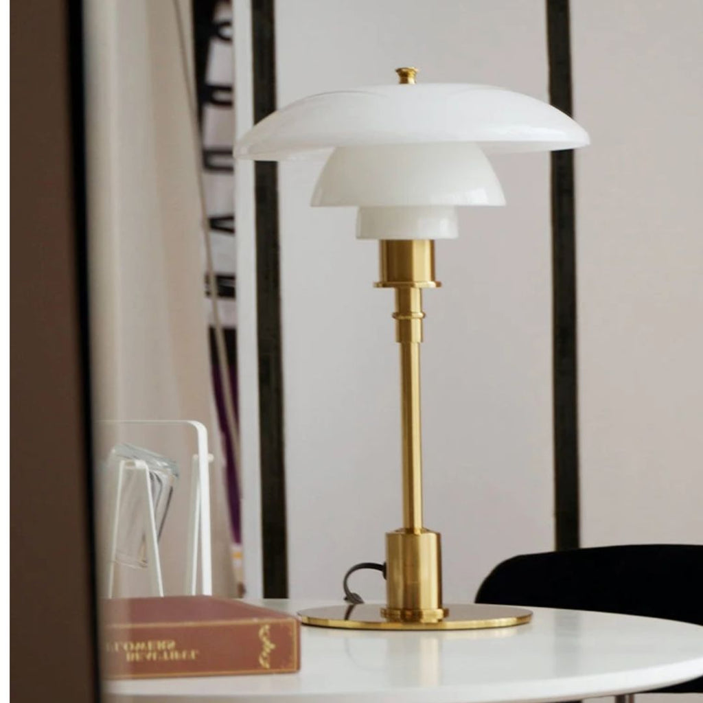 Lena Designer Lampe de Table Nordique | Verre | LED | Scandinave