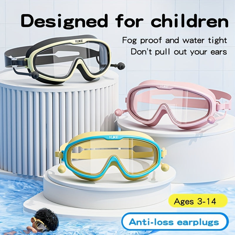 Lunettes de Natation Étanches pour Enfants - Anti-Buée & Protection UV