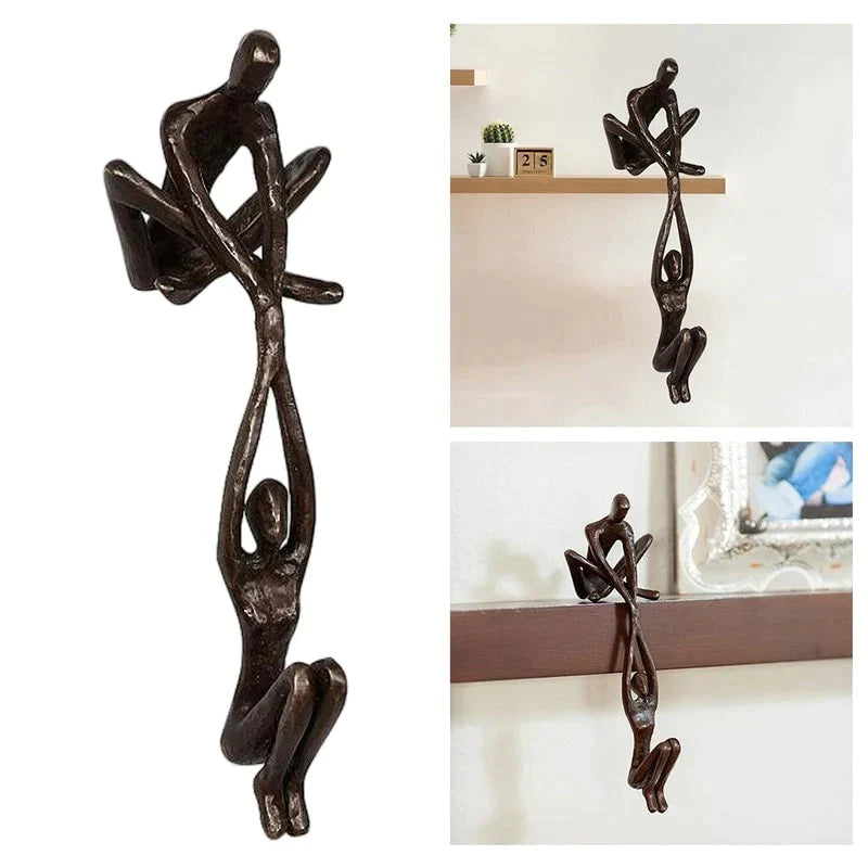 Figurine d'Amour Décoration – Harmonie & Style en Résine