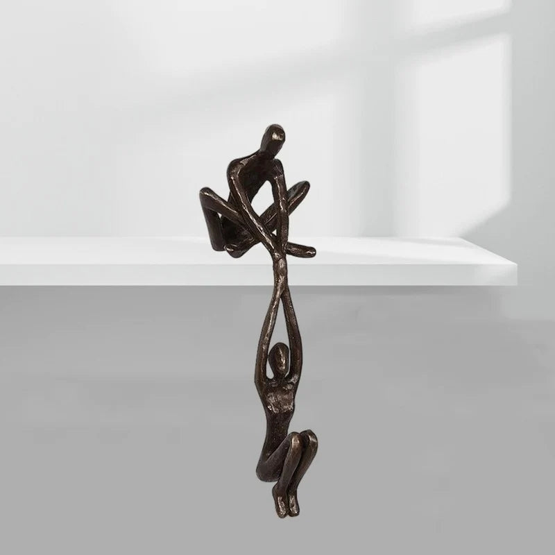 Figurine d'Amour Décoration – Harmonie & Style en Résine