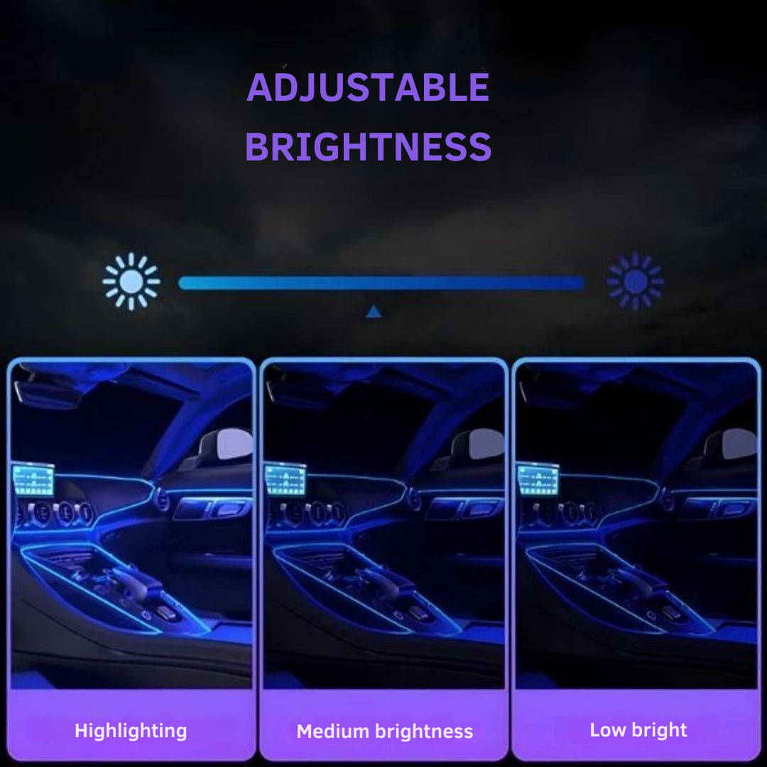 Éclairage LED pour un intérieur de voiture élégant