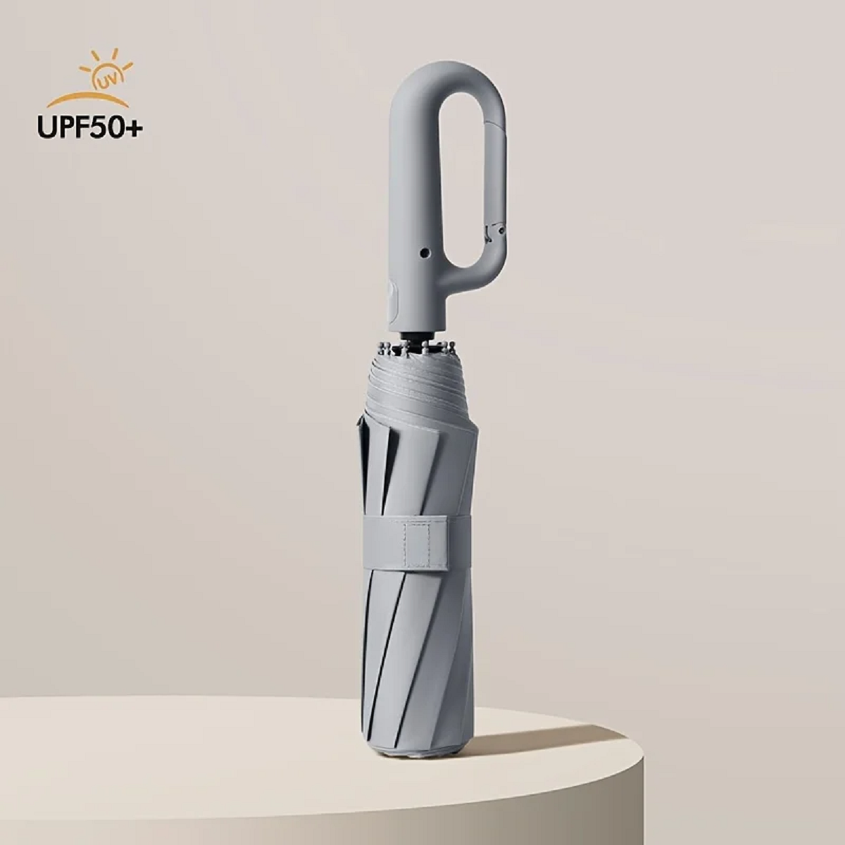 Skanto | Parapluie automatique pliable résistant au vent avec grande poignée à boucle – Compact et durable