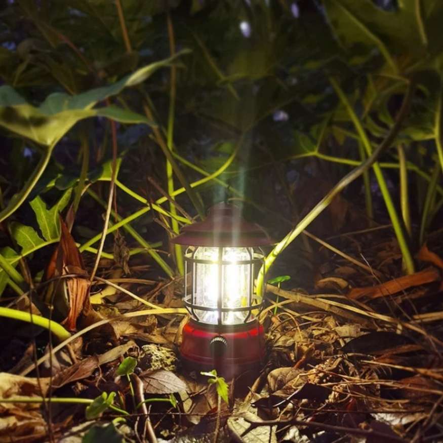 Lanternes de Camping Rechargeables LightMate – LED de Style Vintage avec Lumière Dimmable