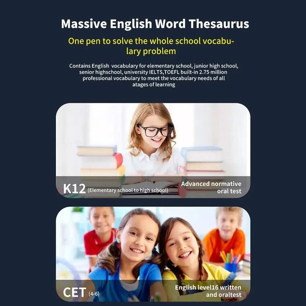 Stylo Traducteur Multifonction – Lecture et Traduction de 112 Langues en Temps Réel