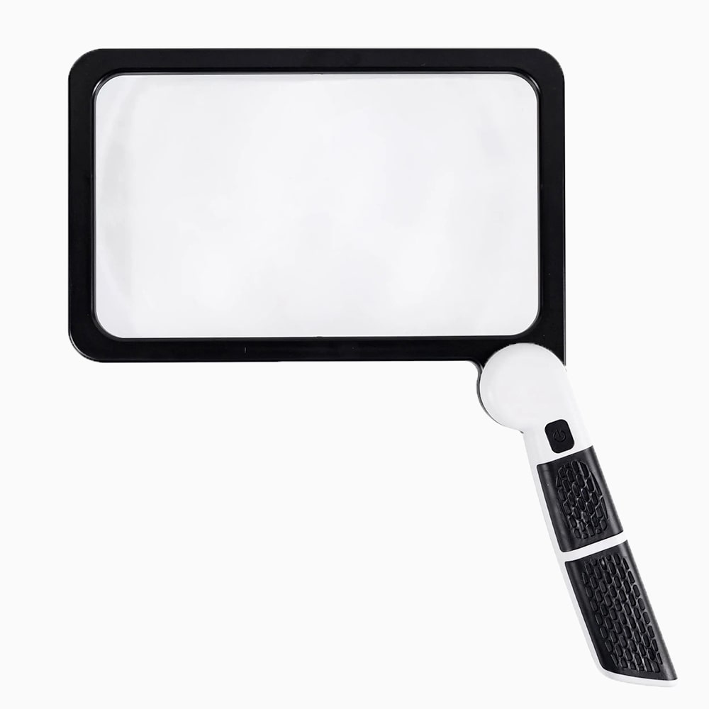 PRECISIONVIEW – Loupe de poche éclairée 5X pour une lecture claire