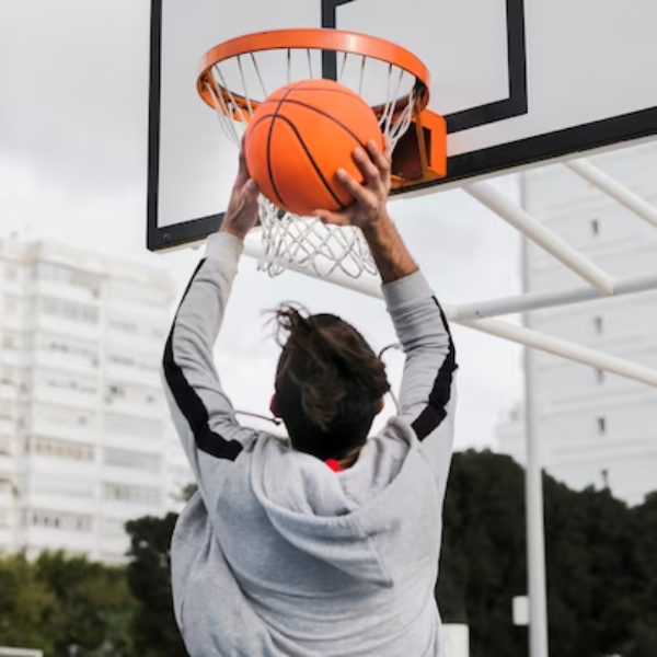Sandsberg | Basket-ball d'intérieur silencieux | Saut doux et réduit en bruit