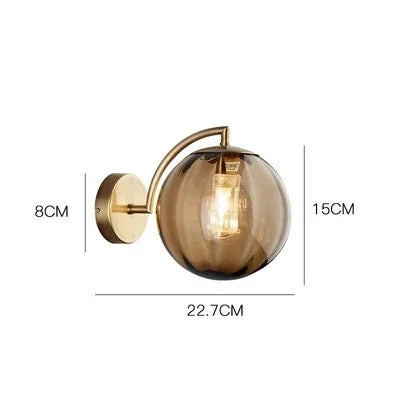 Lampe murale moderne en verre de luxe - CrystalGlow