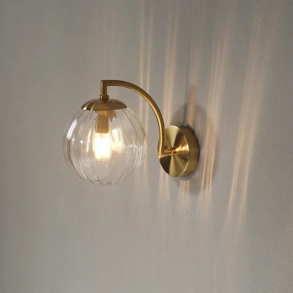 Lampe murale moderne en verre de luxe - CrystalGlow