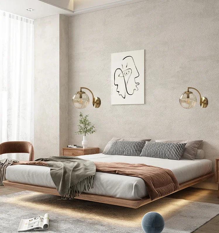 Lampe murale moderne en verre de luxe - CrystalGlow