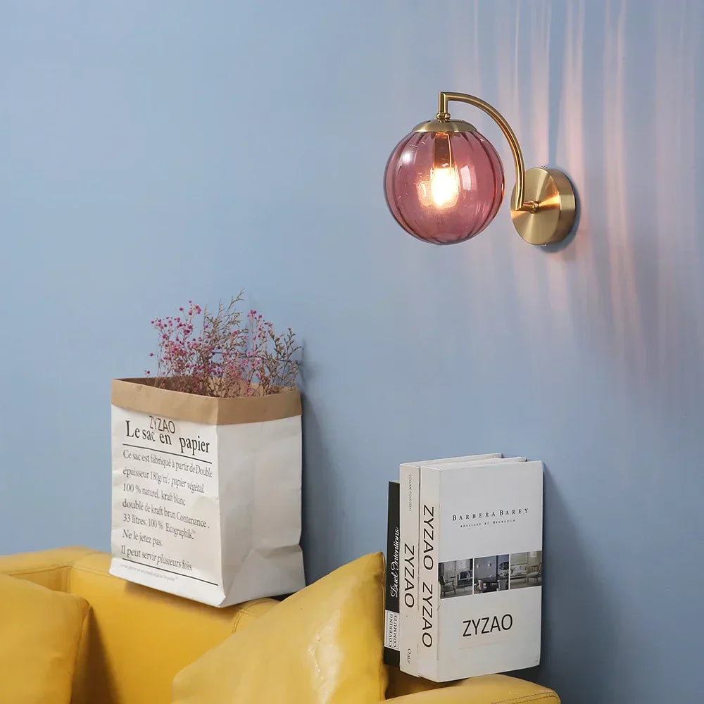 Lampe murale moderne en verre de luxe - CrystalGlow