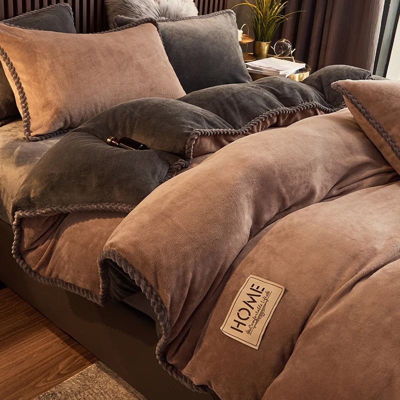 Ensemble de Literie en Fleece de Luxe - PlushHaven