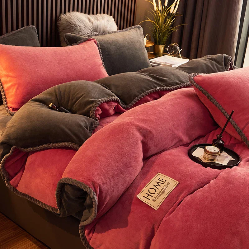 Ensemble de Literie en Fleece de Luxe - PlushHaven