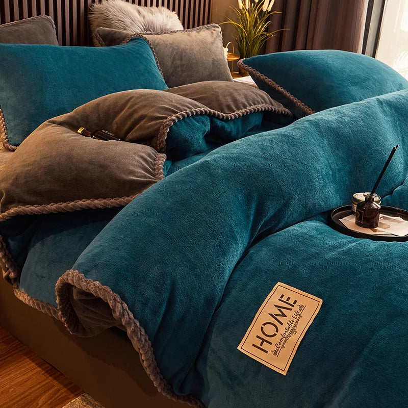 Ensemble de Literie en Fleece de Luxe - PlushHaven