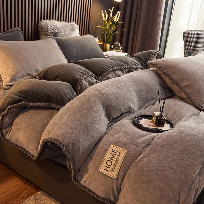 Ensemble de Literie en Fleece de Luxe - PlushHaven