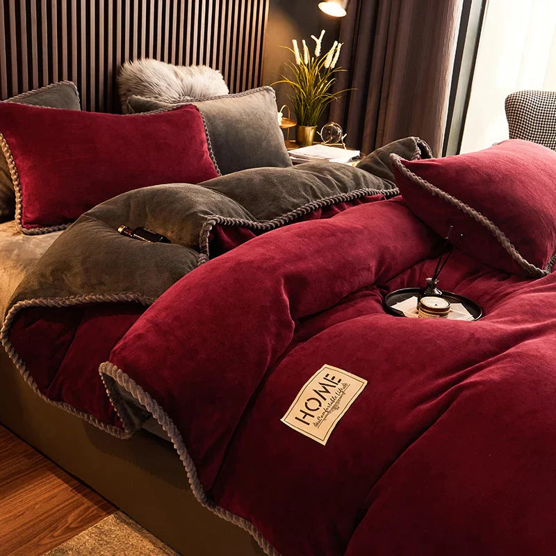 Ensemble de Literie en Fleece de Luxe - PlushHaven