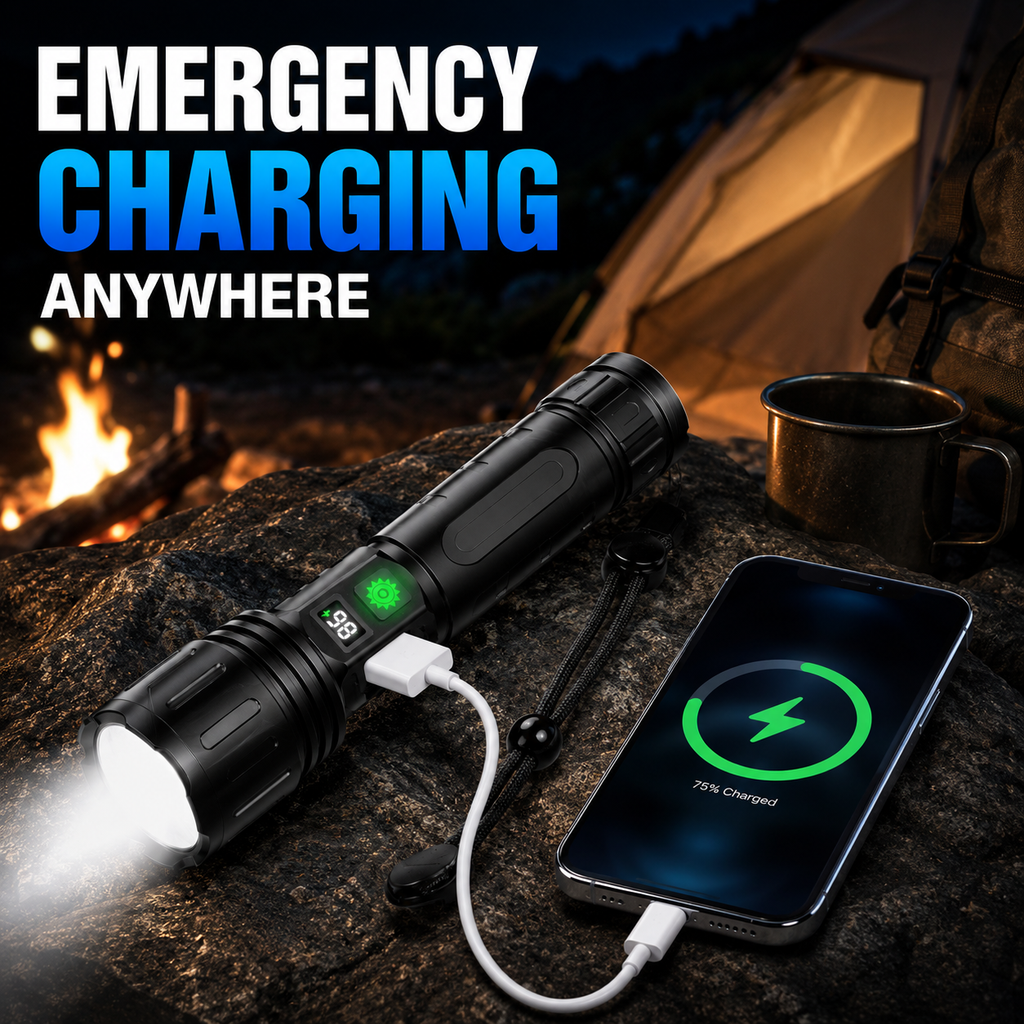 LAMPE TORCHE LUMINA – Lampe de poche tactique à luminosité extrême