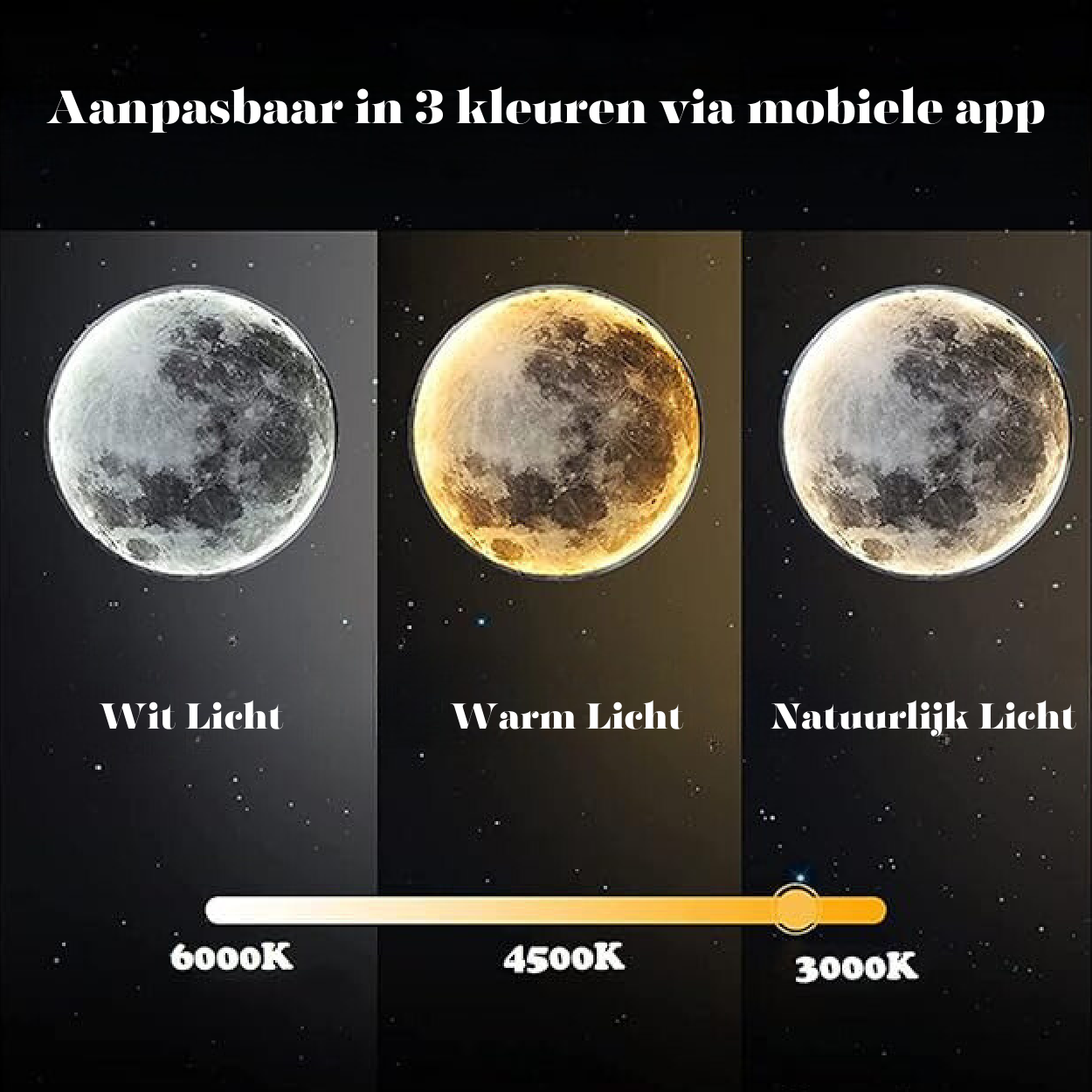 Lampe Lunaire Lunatic - Lampe Réaliste de Lune avec Dimmabilité LED