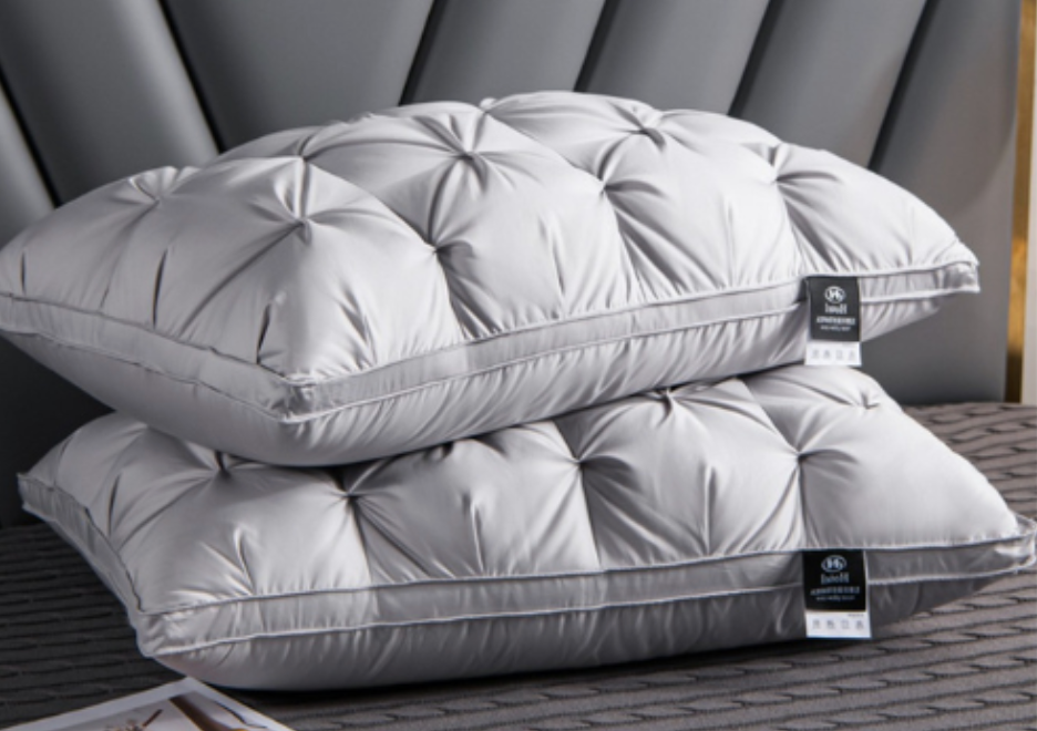 Coussin en Duvet d'Oie Unisexe Luxe pour un Confort de Sommeil Optimal