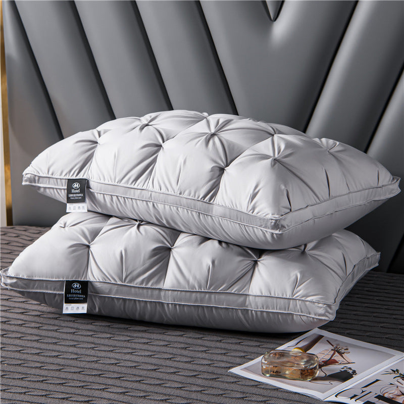 Coussin en Duvet d'Oie Unisexe Luxe pour un Confort de Sommeil Optimal
