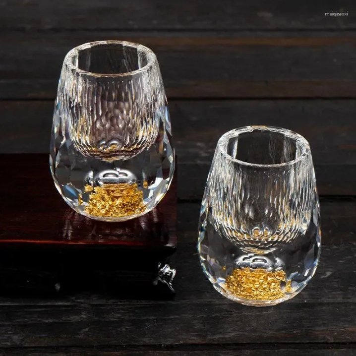 Verres à Shooter CrystalElegance - Ensemble de Cristal de Luxe pour Fêtes