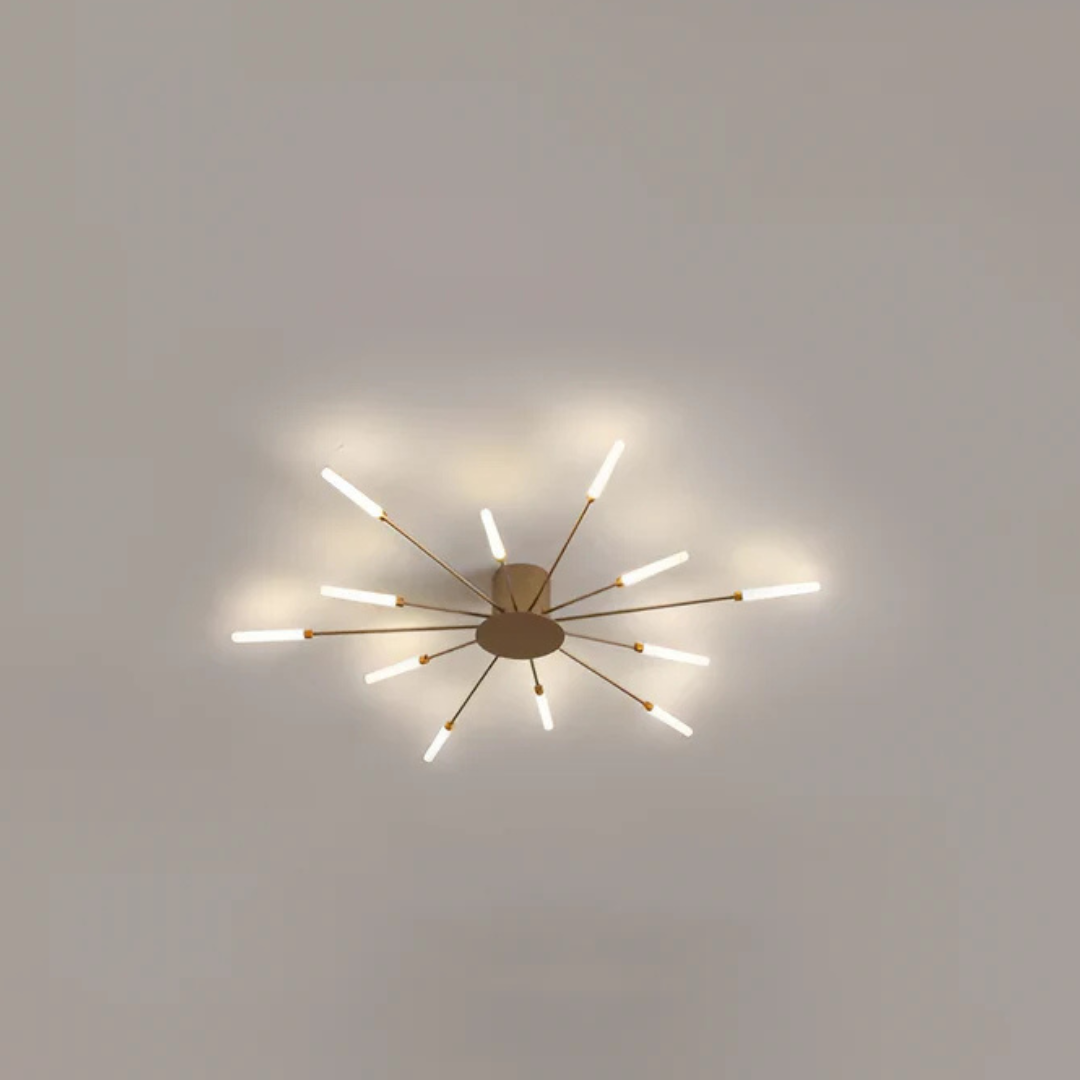Lampe Plafonnier LED Luxe - Plafonnier Élégant | Éclairage de Salon