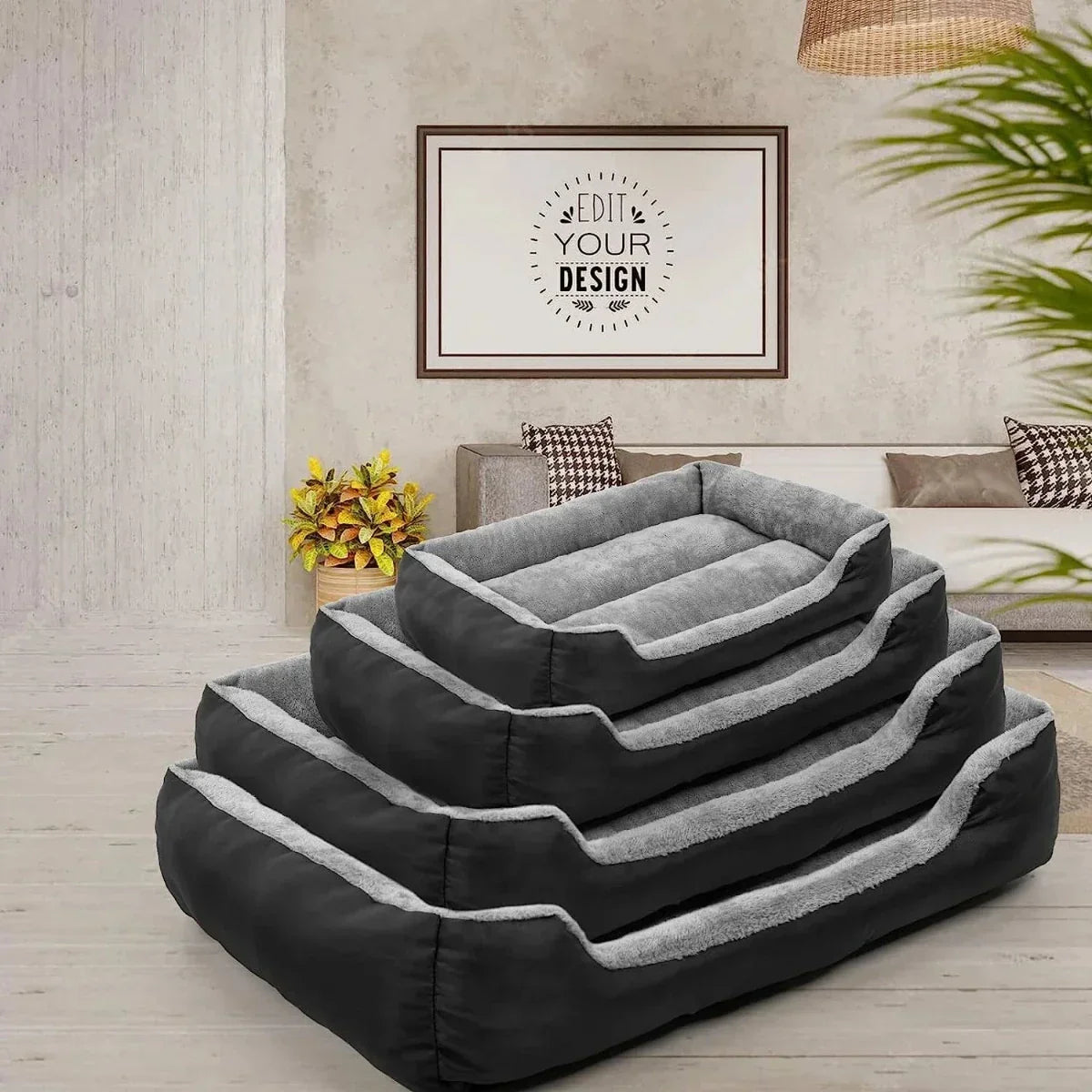 Panier pour chien ComfortNest | Soutien articulaire | Lavable