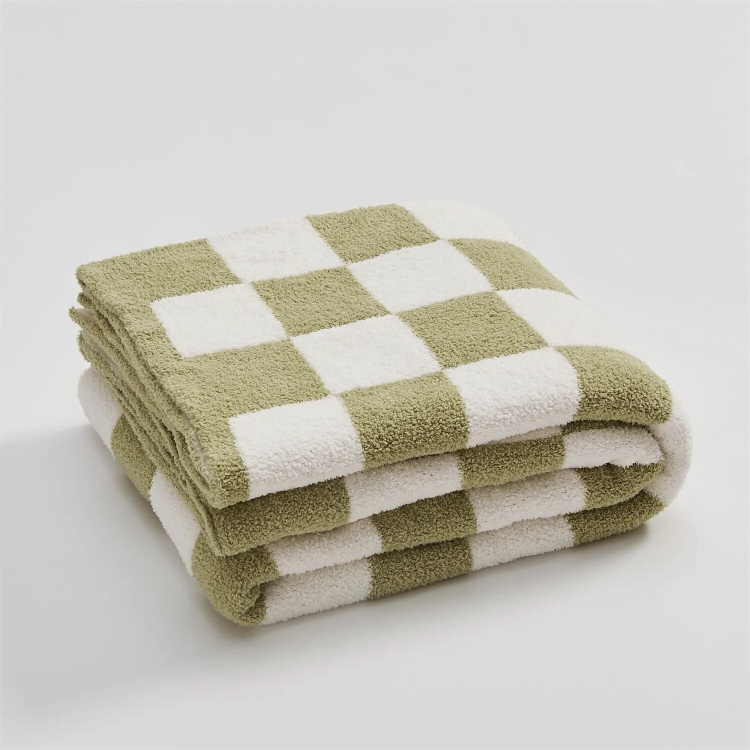 Couverture à carreaux élégante