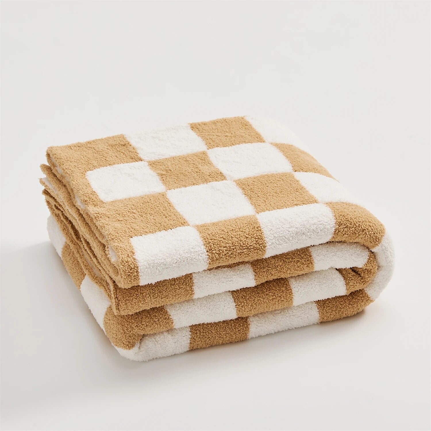 Couverture à carreaux élégante