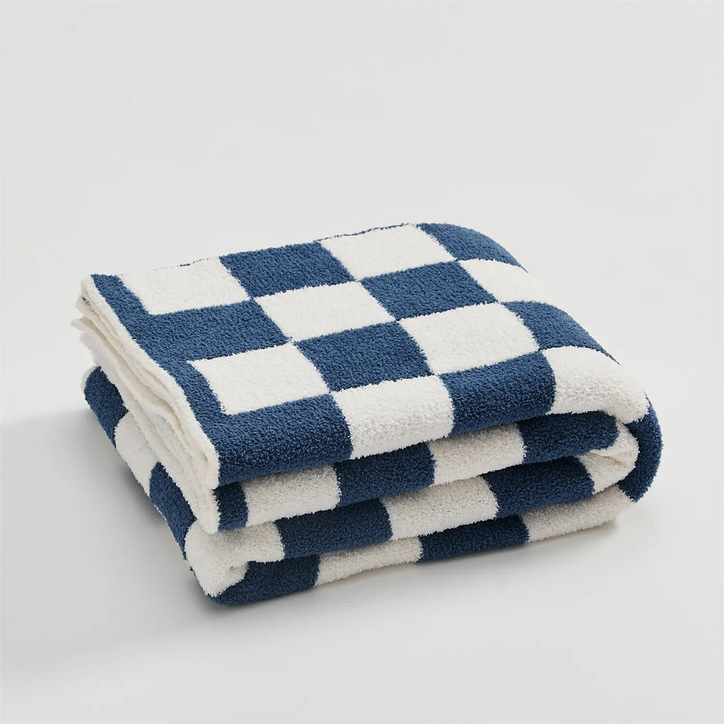 Couverture à carreaux élégante