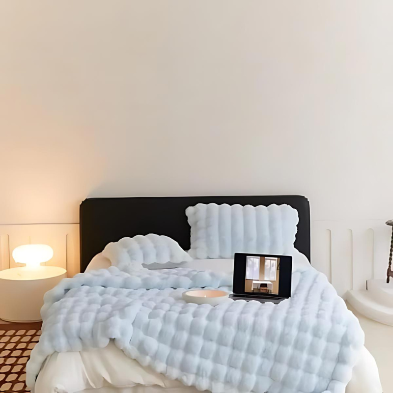Couverture en Fleece et Fourrure Synthétique de Luxe – Literie