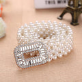Accessoire de taille en perles luxueuses pour femmes