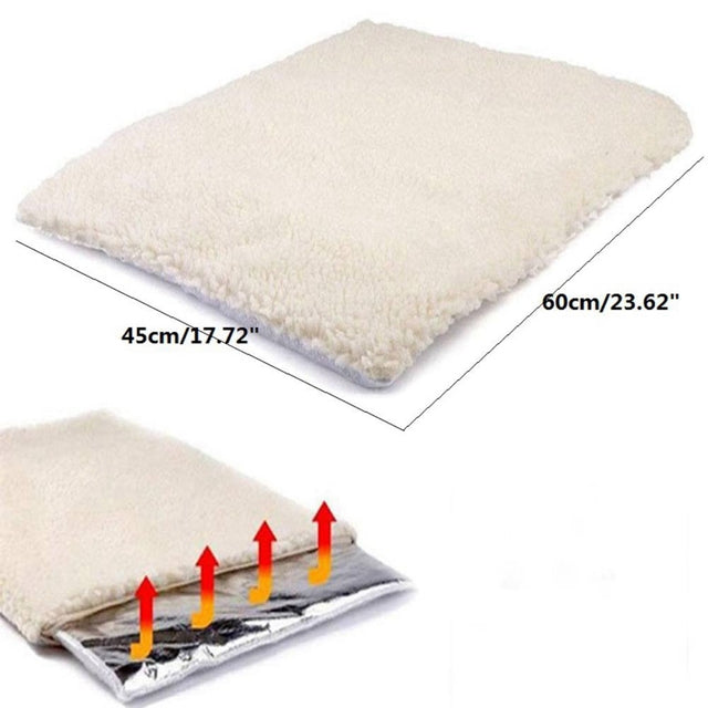 Tapis Auto-Chauffant pour Chats - Luxueux, Douillet, Sans Électricité