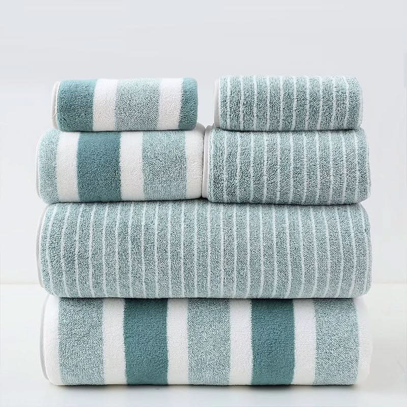 Skanto | Ensemble de serviettes en corail polaire 8 pièces – Ultra-doux & à séchage rapide
