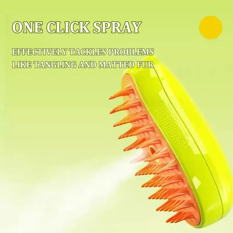 SteamBrush™ – Brosse de toilettage et de massage 2-en-1 pour un pelage sain