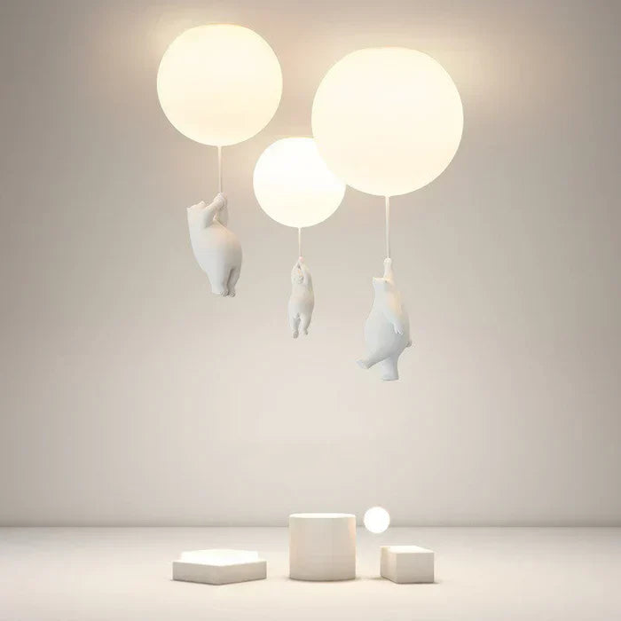 Lampe de Plafond pour Enfant avec Ours et Ballon | CloudBear Fantasy
