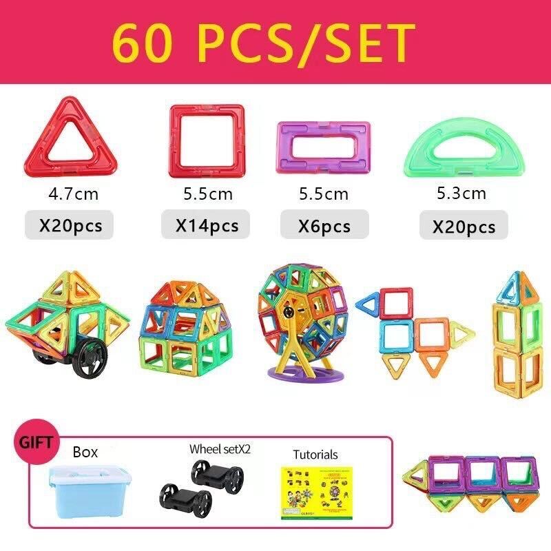 Jouets de Construction Magnétiques - Développez la Créativité | Blocs Magnétiques